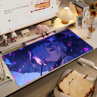 Anime R-Re Zero Rem Mouse Pad Non-slip Rubber Gamer Balance Computer Mat Decoracion Deskmat Laptop Office Large