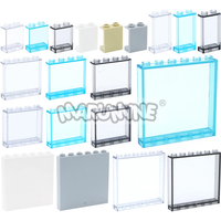 MARUMINE MOC Build Block Part Window Glass House Transparent Wall Panel 87552 87544 60581 87543 59349 Creative Brick Accessories
