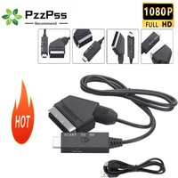 1M Scart to HDMI Adapter Converter Scart HDMI 1080P with Scart Input Cable HDMI Output Port for HDTV STB VHS Xbox PS3 DVD