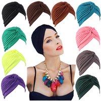 Women Head Wrap Ladies Head Cover Stretchy Turban Muslim Hat Bandana Scarf Hair Loss Chemo Cap Headwear