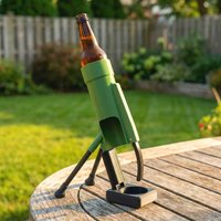 330ml Funny Beer Bottle Opener Hands-free Tactical Cap Opener,Bottles Cap Launcher, Camping Fun Bar Beer Bottle Opener Beer Tool