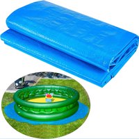 Pool Ground Cloths,Waterproof PE Swimming Pool Liner Pad for Protect Above Ground Pool Blanket