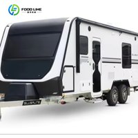 Customized Hot Sale Camper Travel Trailer for Family Luxury off Road Mobile House Aluminum & Stainless Steel White 2745kg