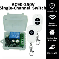 433MHz Universal Wireless Remote Control Switch AC110V 220V 90-250V 10A Relay Mini Receiver 1-Channel Garage Door Transmitter