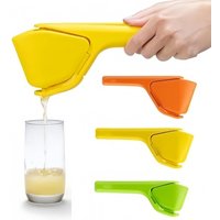 Max Juice Extraction Lemon Lime Squeezer Easy To Use Flat Lemon Orange Citrus Squeezer with Leverage Squeezer for Bar Kitchen