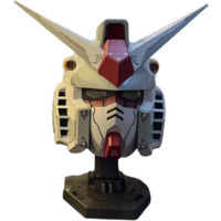 Bandai Authentic RX-78-2 Gundam BN Head Collection Helmet LED Light-Up 1/1 Scale Wearable Cosplay Prop Collectible Model Toy