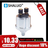 Good 0 to 10 Bars 1/8NPT Oil Pressure Sensor Diesel Engine Stainless Pressure Plug Switch For Generator Parts General Purpose