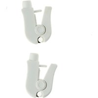 2 Pcs 4.0 Banana Plug Turn To Clip Electrode Adapter ECG/EKG Cable To Electrode Pad Connector Connect ECG Cable Accessories