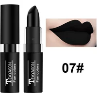 Waterproof Matte Lipstick Waterproof Lip Pigment Black Green Purple Lipstick Christmas Halloween Lip Makeup Tint Moisturizing