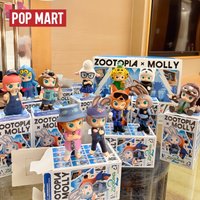 POPMART MOLLY X Zootopia Series Trendy Blind Box Mystery Box High Quality Anime Figures Decoration Surprise Gifts Toys
