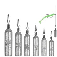 Drop Shot Fishing Weights, Pencil Weights Fising Sinkers No Snag Drop Shot Rig Skinny Sinkers for Bass Saltwater Freshwater