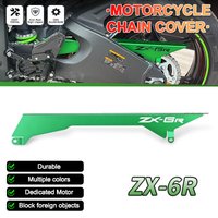 For Kawasaki ZX-6R 2019-2025 2024 2023 CNC Aluminum Rear Chain Belt Guard | Premium Motorcycle Upgraded Parts