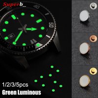 Green Luminous Pip Suitable for Bezel Insert Lume Pip 12 Clock Scale Watch Bezel Luminous Pearl Replace Parts Watch Accessories