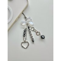 Handmade skz bow accessories stray children pin mobile phone charms, light stick charms, keychains