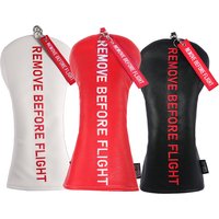 Red Remove Before Flight Golf Headcover Golf 460CC Driver Cover wood hybrid mallet cover