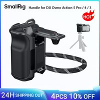 SmallRig Action 5 Pro Handle for DJI Osmo Action 5 Pro / 4 / 3 Magnetic Quick Release Foldable Integrated Shutter Button -5826