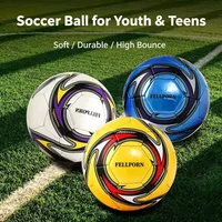 Training Match Football PU Material Size 5 Standard Adult Soccer Ball 420g Wear Resistant Waterproof Outdoor Indoor Sports ball