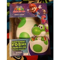 Spin Master Yoshi Interactive Hatching Egg The Super Ma Rio Galaxy Movie Light Up Sound Moving Head Genuine Collectible Figure