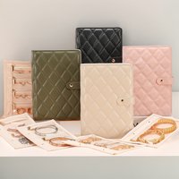 Large Capacity Gold Jewelry Organizer CaseTarnish Proof Travel Jewelry Storage Pouch Soft Lined Portable Flock Bag for Necklace