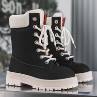 Thick Sole Keeping Warm High Top Sneakers 2026 Autumn Men's Casual Shoes Fashion Comfortable Outdoor Anti Slip Male Ankle Boots