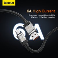 Baseus PD 100W Fast Charging Cable For iPhone 15 Type-C to Type-C Cable USB C to USB C Cable For Xiaomi POCO Realme Macbook iPad