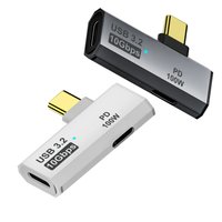 Typ-C 10 Gbit/s/Kopfhöreradapter mit PD 100 W Ladeanschluss 2-in-1 USB C Splitter für Rog Ally, Steam Deck, Laptop, Mobiltelefon