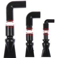 New Black Aquarium Tank Pump Duckbill Water Outlet Nozzle Duckbilled Return Pipe Fitting Size S/M/L 1PC