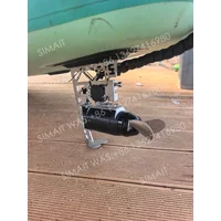 CNC 6384 Folding Propeller 304SS + Anodized Aluminum | 2-Blade Anti-Corrosion for 6374 Motor Surfboard