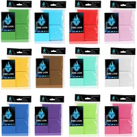 66x91mm 100PCS Colorful Matte Trading Card Sleeves Toploaders Fit PKM/MTG/YGO Sports Card Protector for Photocard Standard Cards