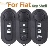 Car Key Case Shell for Fiat 500 Panda Bravo Punto Ducato for Peugeot Boxer for Citroen Jumper SIP22 2 3 Buttons Housing Cover