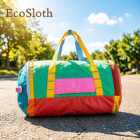 ES Dopamine Travel Bag Carrier For Unisex, Large Capacity Portable Sports Gym Bag With Shoe Storages, Summer Outdoor Handbags