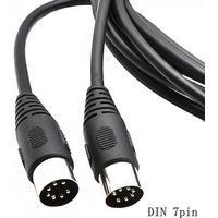 7 Pin Din Midi Cable 7PIN DIN Male to Male Controller Interface Cable 1M 1.5M 3M