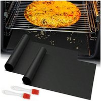 Heavy duty oven lining reusable baking mat suitable for electric stoves air fryers barbecue mats PTFE sheet