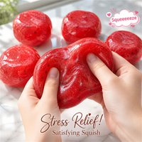 Handmade Watermelon Slushy Squishy Toy Soft Slow Rebound Stress Relief Squeeze Toy Realistic Fruit Simulation Model Funny Gift