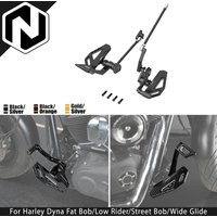 Motorcycle Complete Forward Controls Kit FootPegs Shift Lever Pedal For Harley Dyna Fat Bob Street Bob Low Rider FXDL Wide Glide
