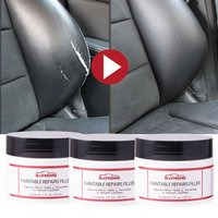 1/3pcNatural Leather Filler Repair Compound Auto Leather Restoring Paste Paintable Restoration Cream For Tears Crack Burns Holes