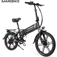 AliExpress NONE Samebike 20LVXD30-II 350W city ebike adult electric bike 48V10AH E-bike 20 inch folding electric bike
