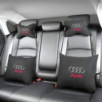 Soft Artificial Plush Car Headrest Neck Pillow Throw Pillow Backrest for Audi A3 A4 A5 A1 A6 A7 A8 Q3 Q4 Q5 Q6 Q7 Q8 S3 S4 S5 S7