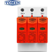 TOV1-PV SPD DC 1200V TOMZN 20KA~40KA House Surge Protector Protective Low-voltage Arrester Device