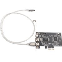 PCI-E PCI Express FireWire 1394a IEEE 1394 Controller Card Stable High Speed Data Transfer with Firewire Cable Pcie Control Card