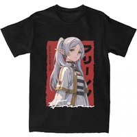 Frieren Tshirt Cotton High Quality teen University Colorful harajuku graphic hip hop Punk tshirt Grunge korean clothes Y2k