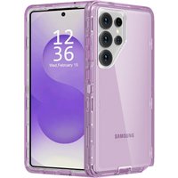 Premium Heavy Duty Clear Case for Samsung Galaxy S25 S24 S23 S22 S21 Note 20 Ultra Plus Anti-Drop Triple Layer Protector Cover