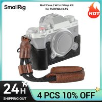 SmallRig Half Case / Wrist Strap Kit for FUJIFILM X-T5 Leather Wrist Strap Protect Your Cameras 3927