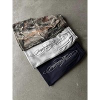 Men's casual sports shorts, denim double toe casual shorts, jogging, brand goals, fitness exercise, summer, new, 2025