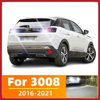 2pcs LED Reverse Light For Peugeot 3008 SUV Accessories 2016 2017 2018 2019 2020 2021 Backup Back Up Lamp