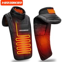 Moto chaud cou hiver cou poitrine chaud coupe-vent imperméable ski en plein air résistant au froid chauffage cou neige équitation chaud cou