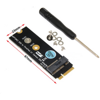 M.2 NGFF SATA-Bus KEY B SSD HDD Adapter Raiser 20 + 6 Pin SSD Converter Card for Lenovo Thinkpad X1 Carbon Support 2230 2242 M.2