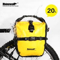 Rhinowalk 7L-15L Bike Pannier Bag 100% Waterproof Front Rack Bag Rear Bicycle Luggage Rack Cycling Bagb Bike Accessories MTB