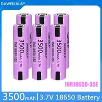 New 35E 18650 3500 mAh high-power discharge rechargeable battery, 20 ampere high current+DIY nickel, electronic cigarette.