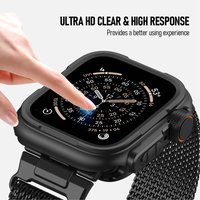 Metal Case for Apple Watch 46mm 45mm 44mm Bumper Protector Cover for iWatch Series 11 10 9 8 7 6 5 4 SE Change To Ultra 3/2 49mm